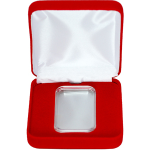 Red Clamshell Box - Plain Insert [Add $2.75]